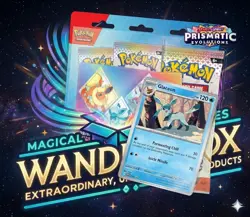 Pokemon TCG Prismatic Evolutions Tech Sticker Collection Glaceon 3 Pack Sealed - Image 1