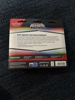 Pokemon Prismatic Evolutions Tech Sticker Collection Sealed Glaceon - Image 1