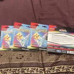 Pokemon Prismatic Evolutions Tech Sticker Collection Sealed Glaceon - Image 2