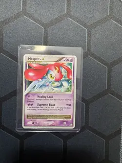 Mesprit LV x Holo Ultra Rare Pokemon TCG Card Legends Awakened 143/146 DP - Image 1