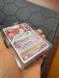 Mesprit LV x Holo Ultra Rare Pokemon TCG Card Legends Awakened 143/146 DP - Image 2
