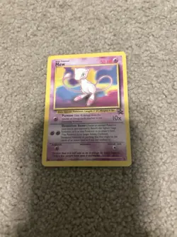 Black Star Promo Mew Pokemon Card 1995 RARE #151 Near Mint Condition - Image 1