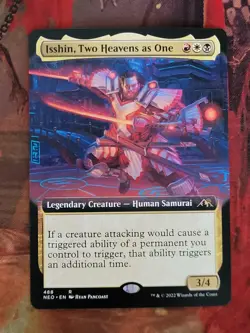 MTG Card : Isshin, Two Heavens as One (Kamigawa: Neon Dynasty ) EXTENDED ART - Image 1