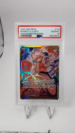 Monkey D Luffy OP05-119 SEC PSA 10 One Piece Card Game Awakening Of The New Era - Image 1