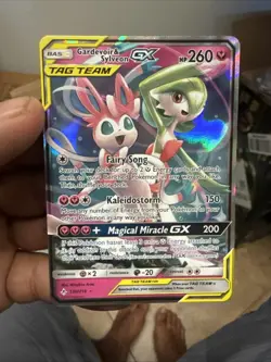 Pokemon Gardevoir & Sylveon GX Unbroken Bonds Holo Card 130/214 Ultra Rare - Image 1