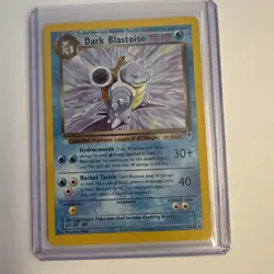 Dark Blastoise 4/110 Holo Rare Legendary Collection Pokemon Card TCG 2002 NM - Image 1