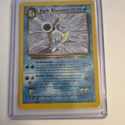 Dark Blastoise 4/110 Holo Rare Legendary Collection Pokemon Card TCG 2002 NM - Image 4