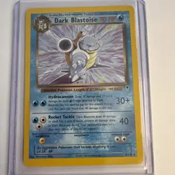 Dark Blastoise 4/110 Holo Rare Legendary Collection Pokemon Card TCG 2002 NM - Image 5