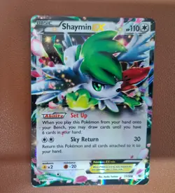 Pokemon TCG Shaymin EX Roaring Skies Ultra Rare Card 77/108 - LIGHT PLAY - Image 1
