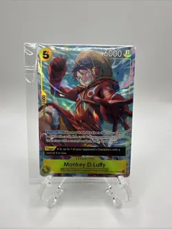 One Piece - Monkey D. Luffy - Alt Art Promo Card - SR - OP07-109 - NM Sealed - Image 1