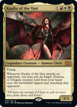 x1 Kaalia of the Vast M MTG Double Masters 2022 M/NM, English - Image 1