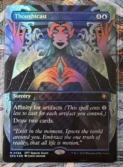 Thoughtcast (Borderless) Special Guests Foil, DFT, MTG, #85, MINT - Image 1