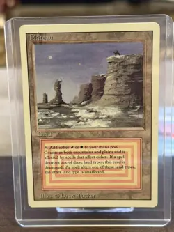 Plateau Revised Rare MTG Magic The Gathering LP Never Played - Image 3
