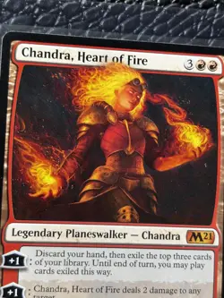 Chandra, Heart of Fire Core Set 2021 Regular Mythic NM MTG - Image 4