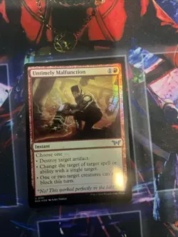 Untimely Malfunction Duskmourn: House of Horror Foil - Image 1