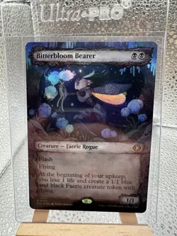 Mtg Magic The Gathering Bitterbloom Bearer And Hexing Squelcher Showcase Foil - Image 2