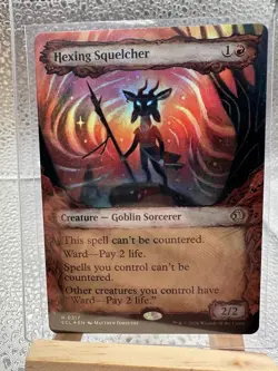 Mtg Magic The Gathering Bitterbloom Bearer And Hexing Squelcher Showcase Foil - Image 3