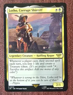 Lotho, Corrupt Shirriff - MtG Lord of the Rings - R0213 NM 2023 - Image 2