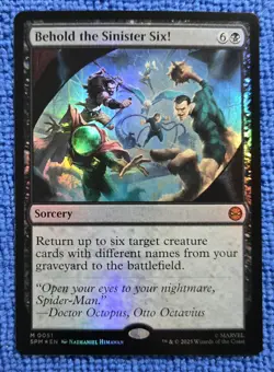 MTG 1x Marvel Spider-Man, Behold the Sinister Six! - Foil - Image 1
