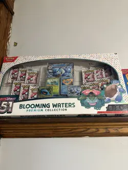 Pokemon TCG: 151 Blooming Waters Premium Collection Factory Sealed Box - Image 1