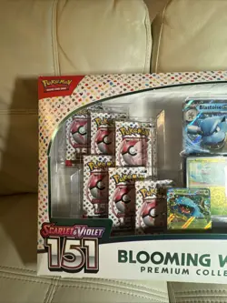 Pokemon TCG: 151 Blooming Waters Premium Collection Factory Sealed Box - Image 2
