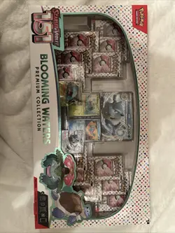 Pokemon TCG: S&V 151 Blooming Waters Premium Collection Factory Sealed Box - Image 1