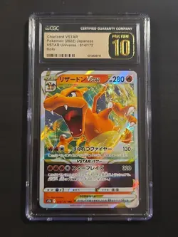Pokemon TCG Charizard VSTAR 015/100 S9 Star Birth Holo Japanese CGC Pristine 10 - Image 1