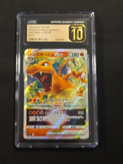 Pokemon TCG Charizard VSTAR 015/100 S9 Star Birth Holo Japanese CGC Pristine 10 - Image 1