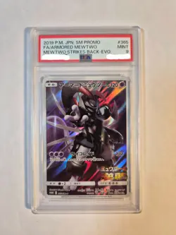 🔥Pokemon Card - Armored Mewtwo 365/SM-P - SM-P PROMO - Japanese - PSA 9 MINT 🔥 - Image 1