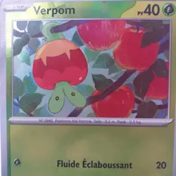 Carte Pokemon: Verpom PB, 009/131, EV08.5, Evolutions Prismatiques, Fr, TBE / NM - Image 2