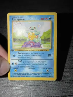 Carte Pokemon Carapuce 63/102 Edition 1 Set De Base Wizards Francais Occasion - Image 3