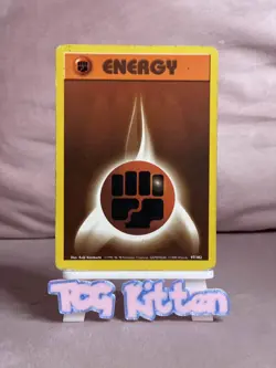 Fighting Energy 97/102 Base Set Vintage 1999 Pokemon - HP - TCGKITTEN - Image 1