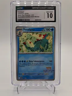 CGC 10 Feraligatr #213 Promo (Illustration Contest 2024) - Image 1