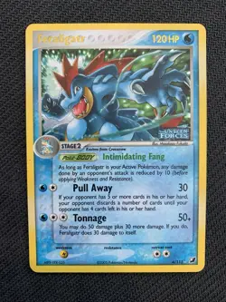 Feraligatr 4/115 EX Unseen Forces Reverse Holo Stamped Rare LP - Image 1