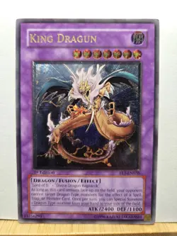 Yugioh King Dragun FET-EN036 Ultimate Rare 1st Ed VLP - Image 1