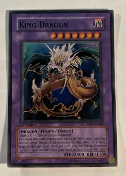 King Dragun 1st Edition Super Rare FET-EN036 Yu-Gi-Oh! TCG LP - Image 1
