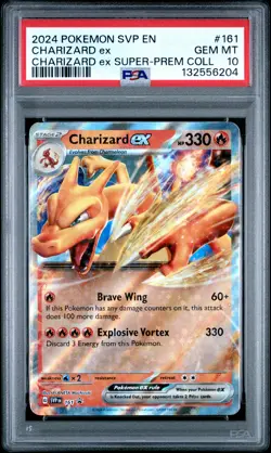 2024 POKEMON SVP PROMO SUPER-PREMIUM COLLECTION #161 CHARIZARD EX PSA 10 - Image 1
