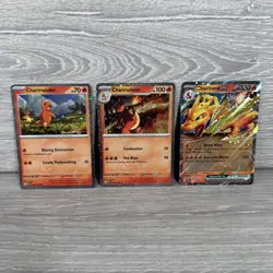 Charizard EX SVP 161 Star Promo Set from Super Premium Collection Pokemon Swirl - Image 1