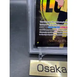 PSA 10 Monkey D Luffy ST13-003 BVB Borussia Dortmund ONE PIECE Matchday Promo EN - Image 4