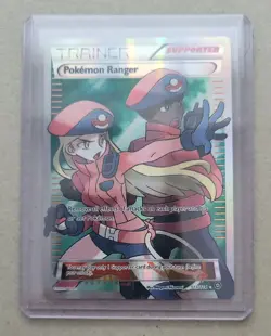 POKEMON TCG RANGER 2016 STEAM SIEGE FULL ART HOLO TRAINER CARD 113/114 - Image 2