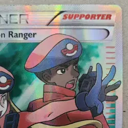 POKEMON TCG RANGER 2016 STEAM SIEGE FULL ART HOLO TRAINER CARD 113/114 - Image 4
