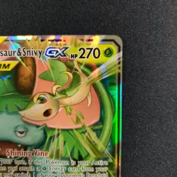 Venusaur & Snivy GX 1/236 Sm-Cosmic Eclipse Holo Pokemon Tcg Card Lightly Played - Image 4