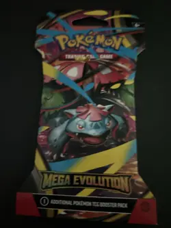 (VERY HEAVY) 33.18g Pokemon TCG Mega Evolution Sleeved Booster Pack (SEALED)✅ - Image 2