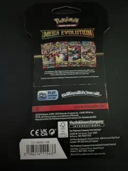 (VERY HEAVY) 33.18g Pokemon TCG Mega Evolution Sleeved Booster Pack (SEALED)✅ - Image 3