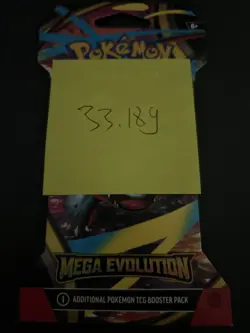 (VERY HEAVY) 33.18g Pokemon TCG Mega Evolution Sleeved Booster Pack (SEALED)✅ - Image 4