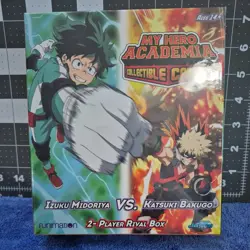 My Hero Academia Collectible Card Game 2 Player Rival Box Izuku v Katsuki SEALED 860006917135 - Image 1