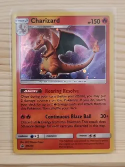 Pokemon TCG Sun & Moon Charizard SM226 Black Star Promo Holo Card NM Condition - Image 2