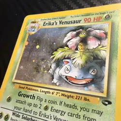 Pokemon TCG Erika's Venusaur #4/132 Gym Challenge Holo Rare Card - Image 3