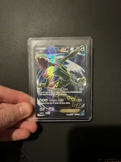 RAYQUAZA EX 104/108 Roaring Skies FULL ART FA HOLO rare Pokemon TCG card HP - Image 1