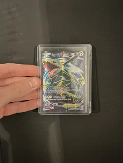 RAYQUAZA EX 104/108 Roaring Skies FULL ART FA HOLO rare Pokemon TCG card HP - Image 3